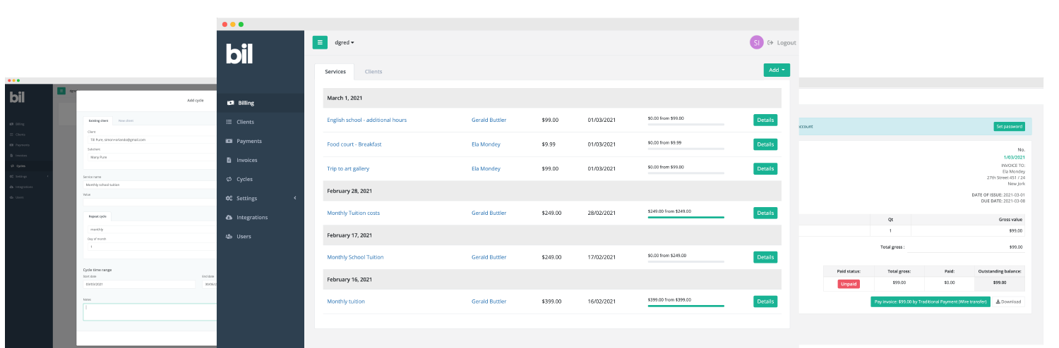 Billing system explainer