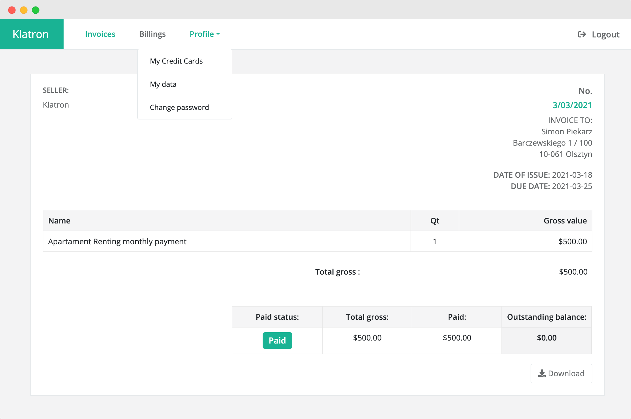 Check API delivery status